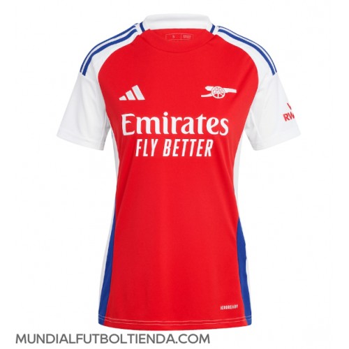 Camiseta Arsenal Primera Equipación Replica 2024-25 para mujer mangas cortas